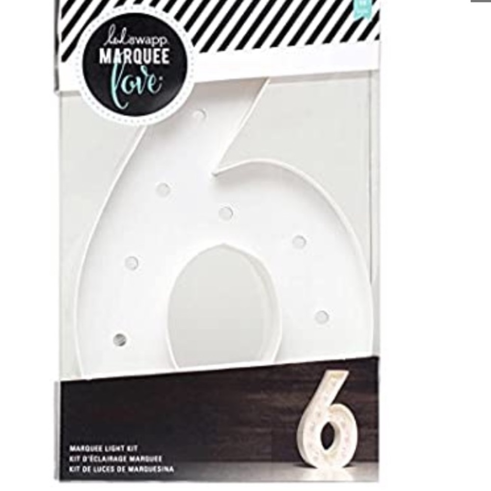 Number 6 or 9 Marquee Sign